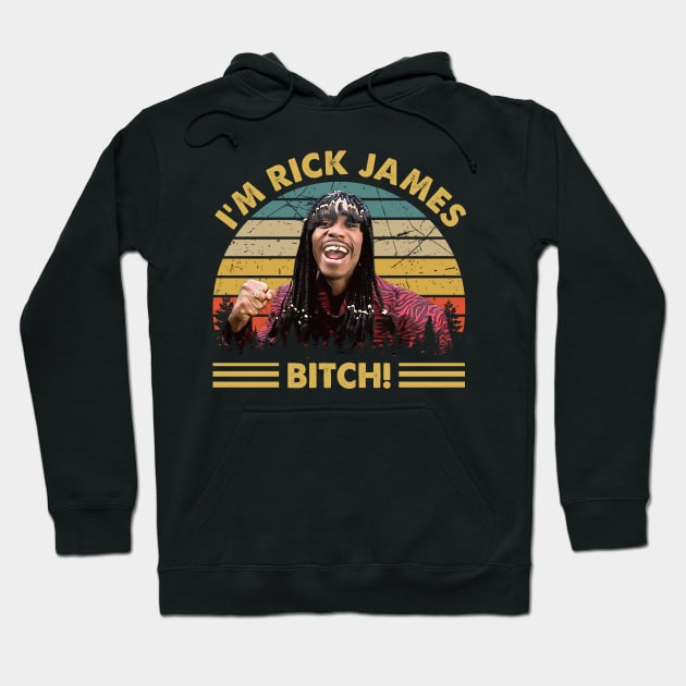 Comedy Film I’m Rick James Bitch! Funny Gifts Hoodie by Guilbeaudorothy.Fashion